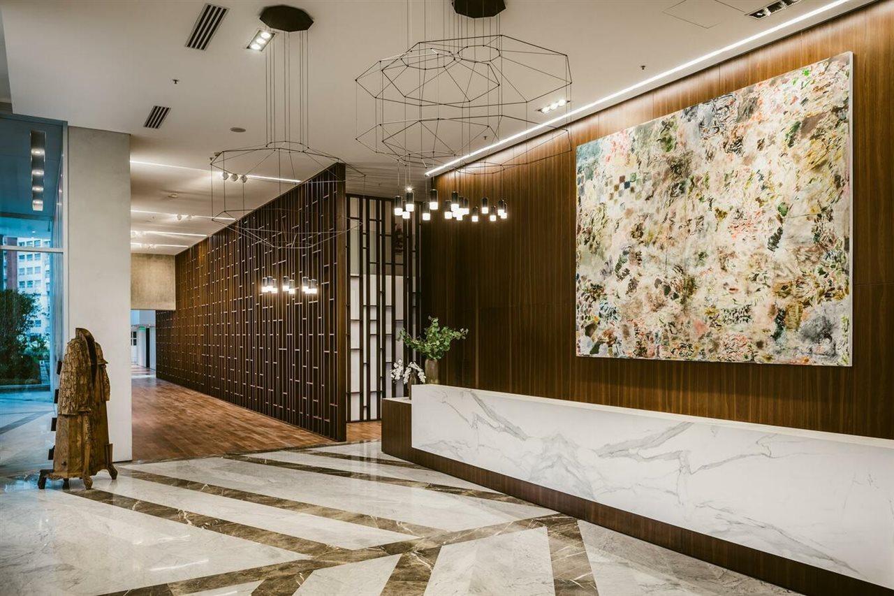 Sls Buenos Aires Puerto Madero 호텔 외부 사진 The lobby of the hotel