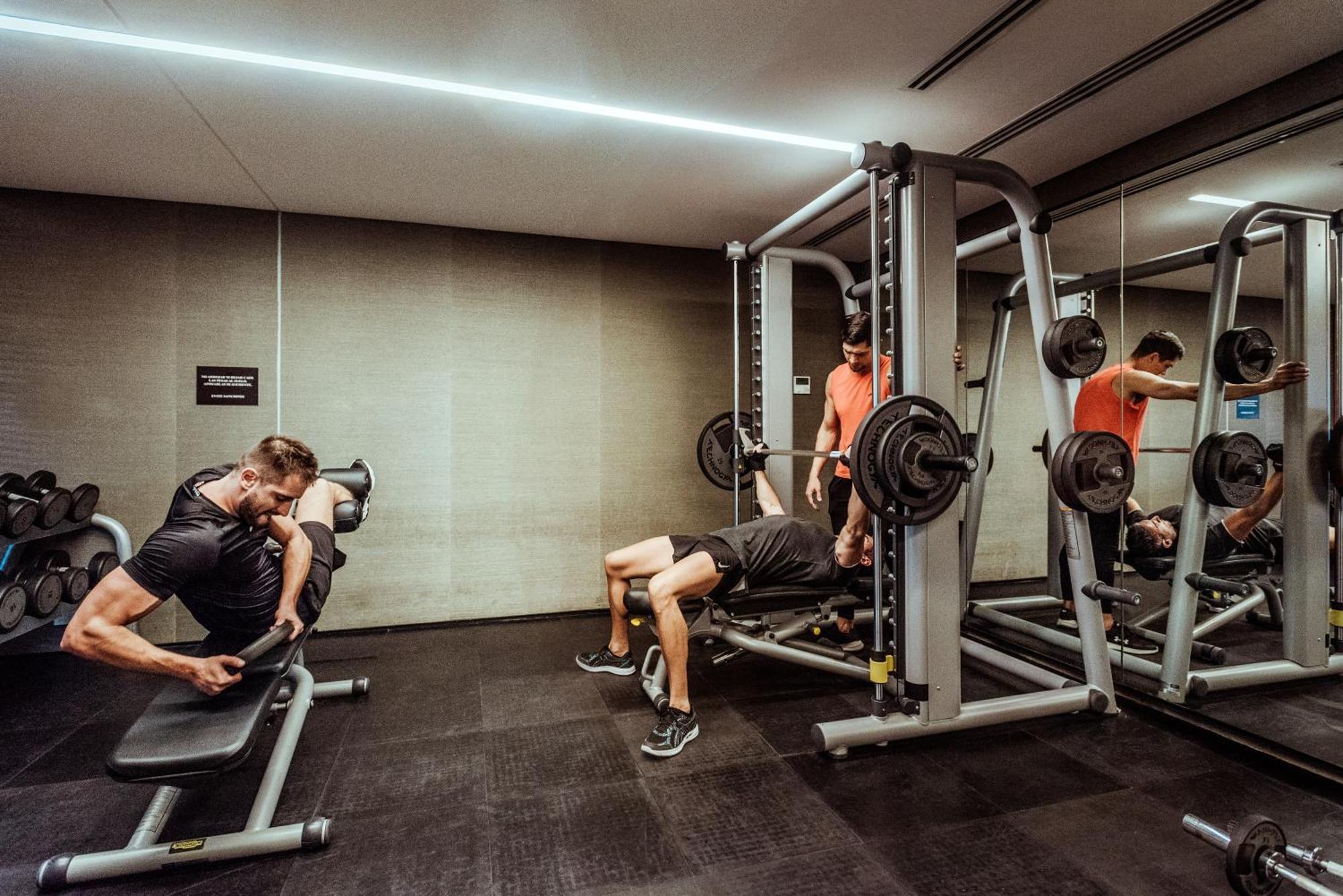Sls Buenos Aires Puerto Madero 호텔 외부 사진 The gym at the hotel